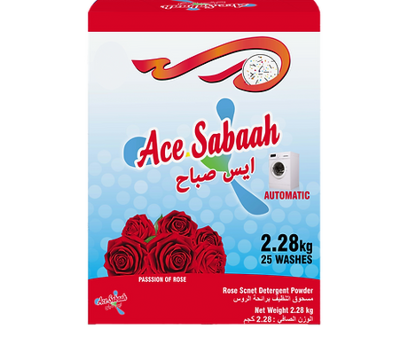 Ace Sabaah Rose Scent Detergent Powder 2.28kg